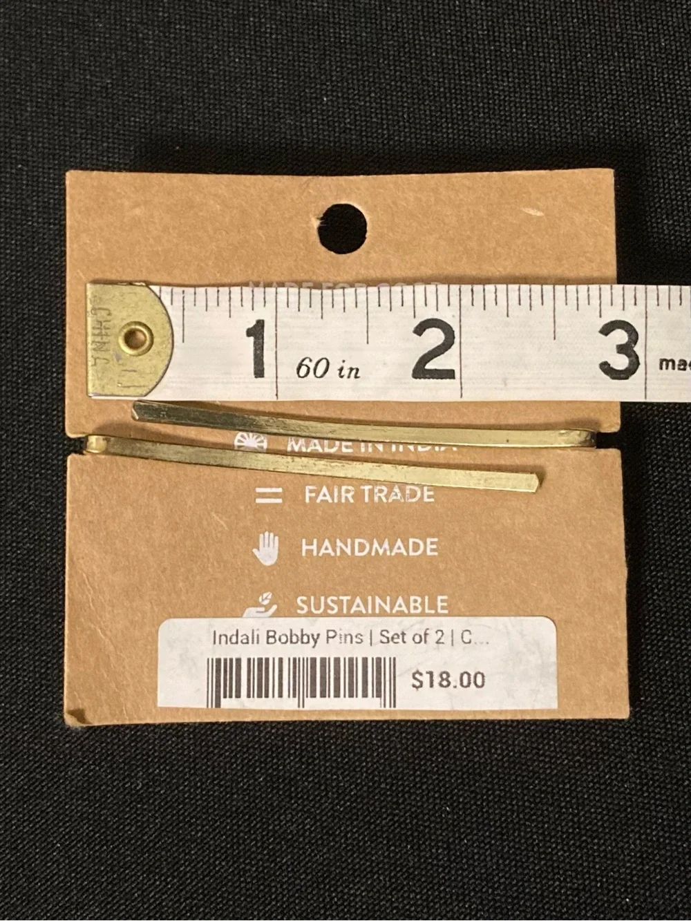 ⭐️ Matr Boomie Carnelian Crystals Indali Bobbie Pins Set Of 2